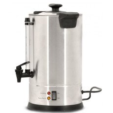 6.3L / 1.66 Gallon Stainless Steel Coffee Percolator – 43 cups per hour Omcan 43139
