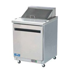 28" 1 Door Solid SS Mega Top Sandwich Salad Prep Table Cooler Arctic Air AMT28R