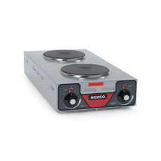 2 Burner Electric Countertop Hot Plate Nemco 6310-V