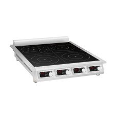 Commercial 4-Zone Induction Cooktop High-Performance Countertop Range Eurodib CCI-4351-PH