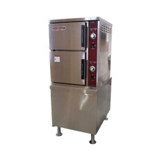 Electric 10 Pan Convection Steamer on Cabinet Base – 3Ph, 240V Crown Steam SX-55EC