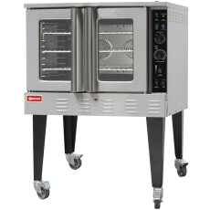 40" Single Full Size 60,000 BTU Convection Oven Natural Gas Omcan 47750