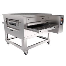 Pizza Electric Oven Omcan Commercial Ventilated Tunnel Conveyor Oven Omcan 46725