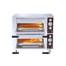 28" Countertop Double Chamber Pizza Oven with 18" Chamber Omcan 48368
