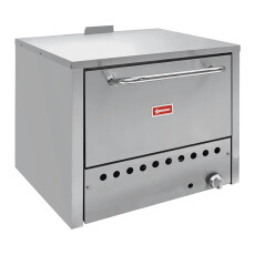 31.5″ Single Chamber Countertop Pizza Oven – Natural Gas 32,000 BTU Omcan 48082