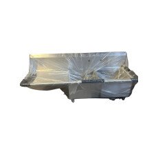 New Clearance 2 compartment sink with left side drain board EFI S1818-2L-CL