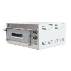 Electric Commercial Pizza Oven Single Chamber 1 Deck Compact Series 3.6KW Electric Omcan 40634