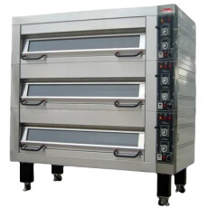 Pizza Oven BakeMax Electric Artisan Stone 3 Deck BMSD003