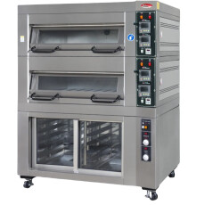 Pizza Oven BakeMax Electric Artisan Stone 2 Deck BMSD002