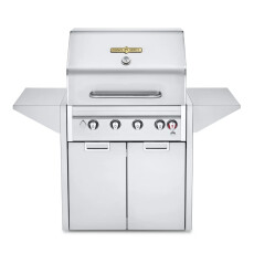 30" Outdoor Propane Commercial BBQ Cart Grill Crown Verity IE30MLP