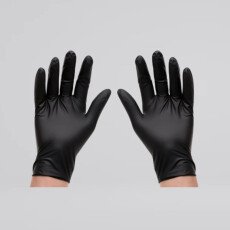Black Nitrile Disposable Gloves, Regular Strength - X-Large - 1000/Case GP150