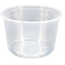 16 oz Clear PP Deli Container - 500/Case GP107