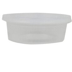 8 oz Tamper-Evident PP Deli Container with Lid - 250/Case GP100