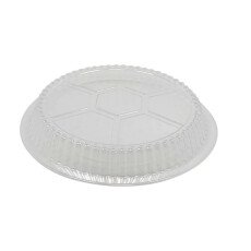 7" Clear Dome Lid for Foil Container - 500/Case GP004