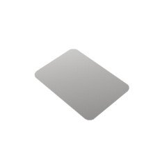 5" x 8" Extra Heavy Foil Board Lid - 500/Case GP003