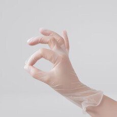 Clear Vinyl Gloves - Medium - 1000/Case GP058