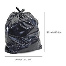 Black Garbage Bags 30" x 38", Strong - 200/Case GP023
