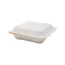 8" x 8" Compostable Clamshell - 200/Case GP114
