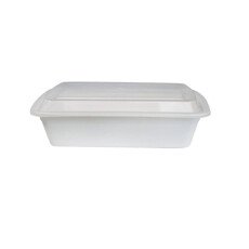 28 oz Microwavable Rectangular Container with Lid 9" x 6" GP152