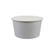 12 oz White Paper Bowl, Hot/Cold - 500/Case GP128