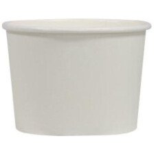 16 oz White Paper Bowl, Hot/Cold - 500/Case GP125