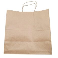 Small Kraft Bag with Twisted Handle 8" x 5" x 10" - 250/Case GP028