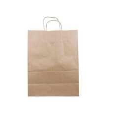 Medium Kraft Bag with Handle 10" x 6.5" x 13" - 250/Case GP029