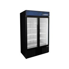 47.5" Two Door Swing Glass Merchandiser Refrigerator Cooler Upright HABCO ESM46HC