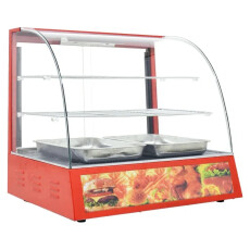 26" Curved Glass Display Countertop Warmer with 1.2 kW 21479