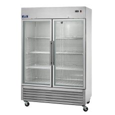 New Clearance 54" 2 Door Glass Reach In Display Freezer Arctic Air AGDF49