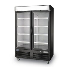 New Clearance 2 Door Glass Reach In Display Freezer Arctic Air AFGDM49