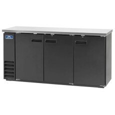 New Clearance 72" 3 Door Solid Back Bar Refrigerator Cooler Arctic Air ABB72