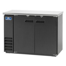 New Clearance 48" 2 Door Solid Back Bar Refrigerator Cooler Arctic Air ABB48