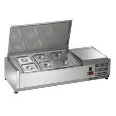 40" 6 Pan Countertop Prep Table Cooler Arctic Air ACP40