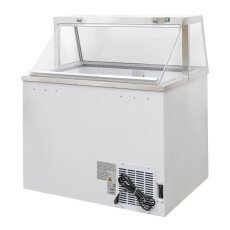 47” Ice Cream Dipping Display with Sneeze Guard 50120
