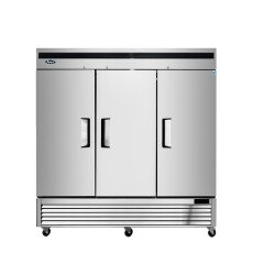Restored Like New Atosa MBF8508GR Reach-in Refrigerator - 3 Solid Door - 82''