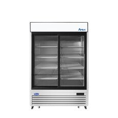 Restored Like New Atosa MCF8709GR 2 Sliding Glass Door Merchandiser - 54 Inch