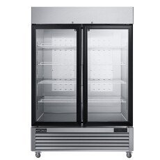 Restored Like New EFI - F2-54GDSVC - Freezer - 2 Glass Door - 54 Inch