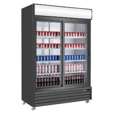 Restored Like New EFI C2S-52.4GD Refrigerator - 2 Glass Door - 52 Inch
