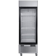Restored Like New EFI C1-27GDSVC Glass Door Refrigerator - 1 Door - Cosmetic Damage