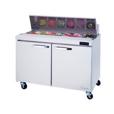 48" Sandwich Prep Table 2 Doors Blue Air BLPT48-HC
