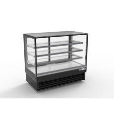 60" Square Glass Floor Refrigerated Display Case American Chef DCS60