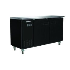 69" Commercial 2 Solid Door Back Bar Refrigerator American Chef BB2-69