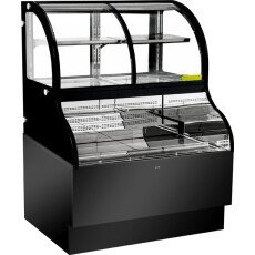 36" Dual Service Open Cooler Floor Display Case Omcan 43549