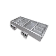 Countertop Drop-In Modular/Ganged Heated Well Food Warmer HWBI-4MA