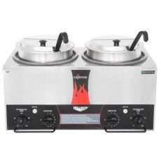 Vollrath Twin Well Countertop Warmer 7 Quart Cayenne TW-27R