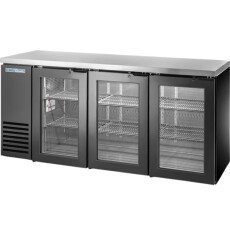 72″ 3 Door Back Bar Refrigerator True TBB24-72-3G-Z1-SFT-B-1-V