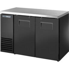 48" 2 Door Back Bar Refrigerator True TBB24-48-2S-Z1-SFT-B-1-V