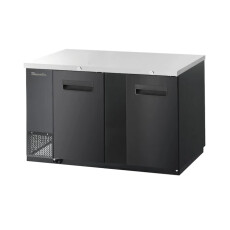 69" Back Bar Solid 2 Door Locking Cooler Blue Air BBB69-3B-HC