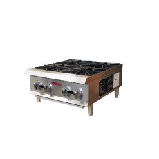 Ikon 24" 4-Burner Gas Countertop Hot Plate IHP-4-24